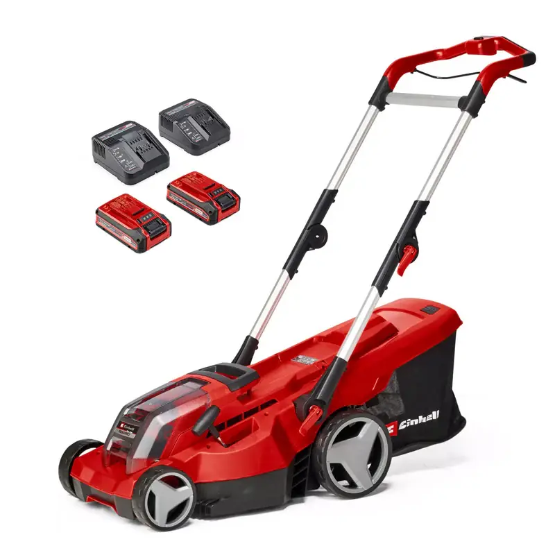 Tondeuse à gazon sans fil RASARRO 36/36 Kit Power X-Change EINHELL 3413282 avec 2 batteries 3,0 Ah et 2 chargeurs Seulement Aujourd&rsquo;hui