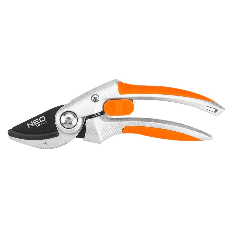 Nouvel Arrivage Sécateur d‘enclume 210 mm, portée jusqu‘à 20 mm, aluminium, manche recouvert de caoutchouc TPR – NEO TOOLS