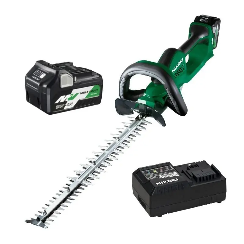 Offre Exclusive Taille-haies 62cm 36V Multivolt HIKOKI CH3656DAWBZ – 1 batterie 2.5Ah + chargeur rapide