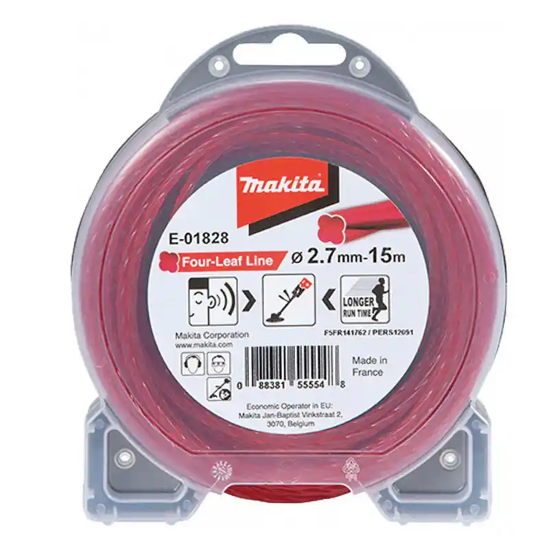 Fil de coupe hélicoïdal MAKITA E-01828 pour débroussailleuse Ø2,7mm 15m Offre Exclusive