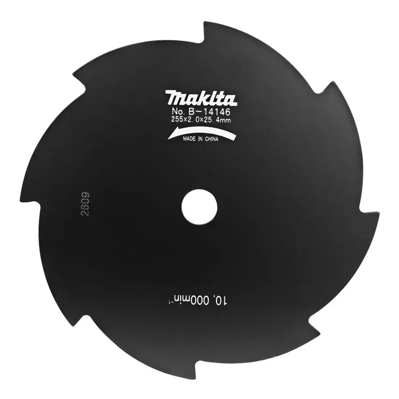 Seulement Aujourd&rsquo;hui Lame pour débroussailleuse MAKITA B-14146 Ø255×25,4mm 1,8mm 8 dents