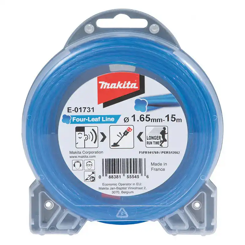 Bon Marché Fil de coupe hélicoïdal MAKITA E-01731 pour débroussailleuse Ø1,65mm 15m