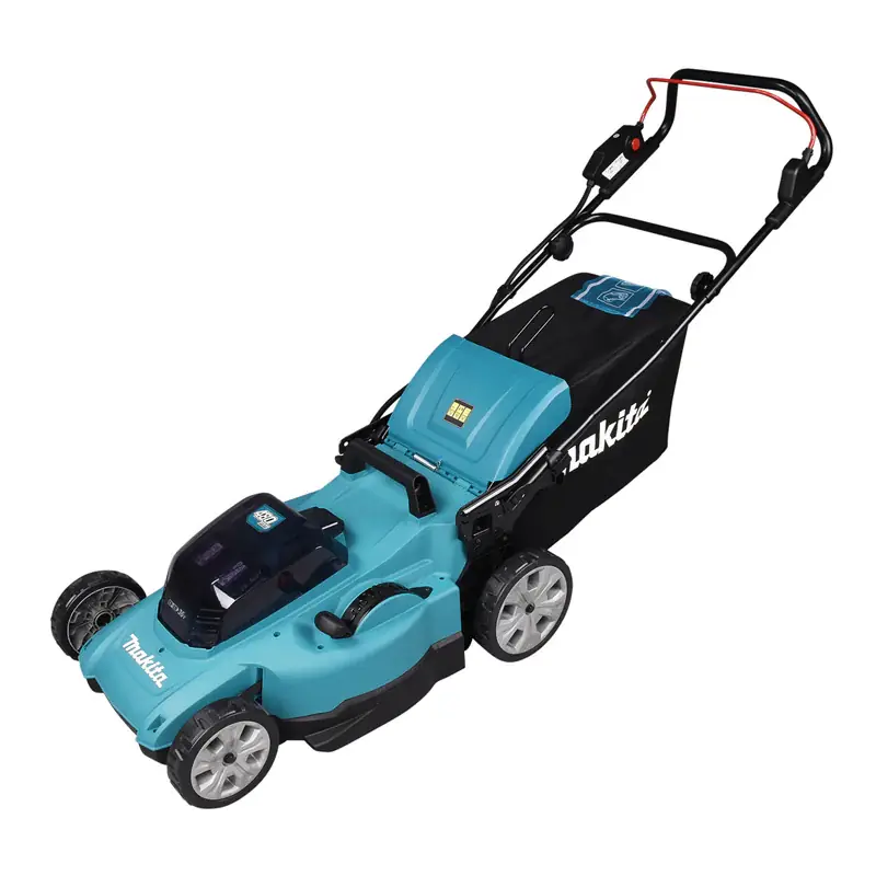 Produit De Marque Tondeuse 48 cm LXT® MAKITA DLM480CT2 36 V (2x18V) – Li-Ion – 5 Ah – 4 en 1