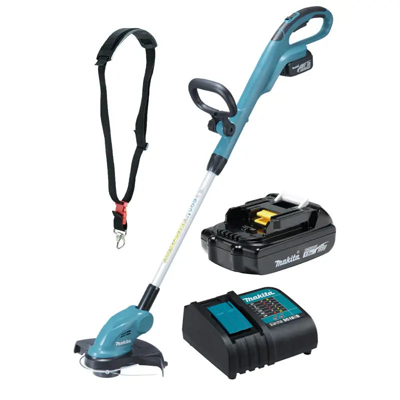 Coupe-bordures sans fil MAKITA DUR181 + Batterie 18V BL1815N + Chargeur DC18SD Must-Have