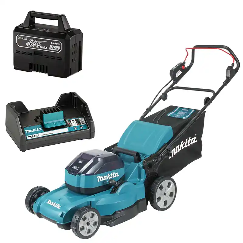 Tondeuse à gazon sans fil 48 cm 64 V 4.0 Ah Li-Ion MAKITA LM001JM101 Bon Plan