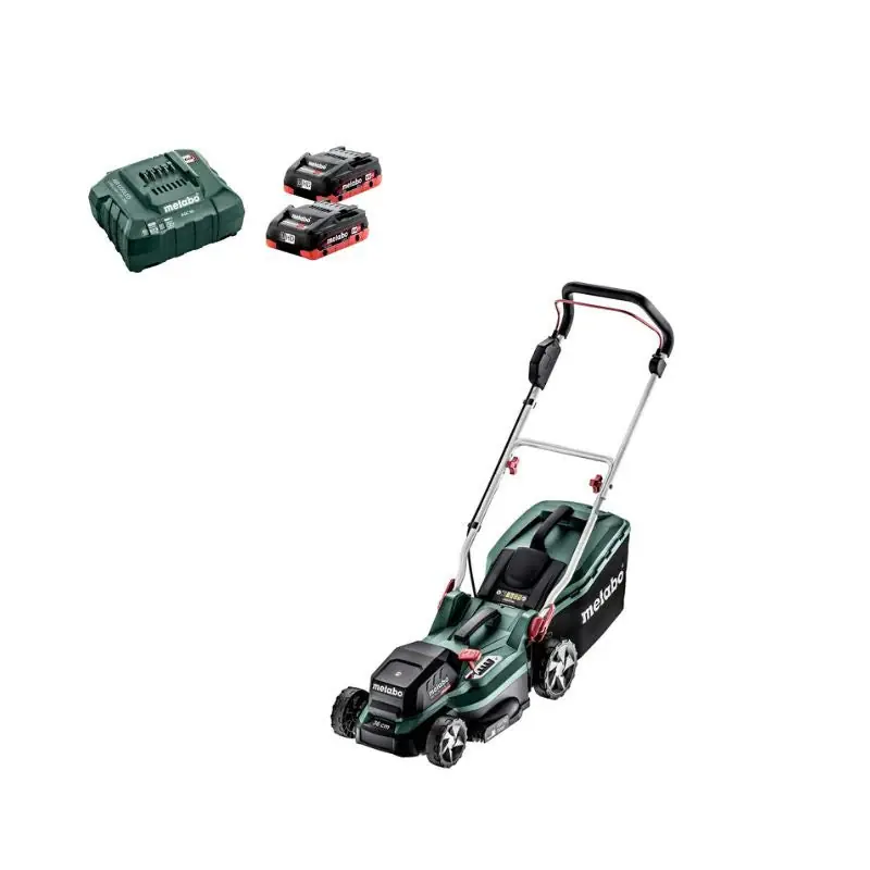 Must-Have Tondeuse sans fil METABO RM 36-18 LTX BL 36 – 18V – 2 batteries 5,2Ah + chargeur