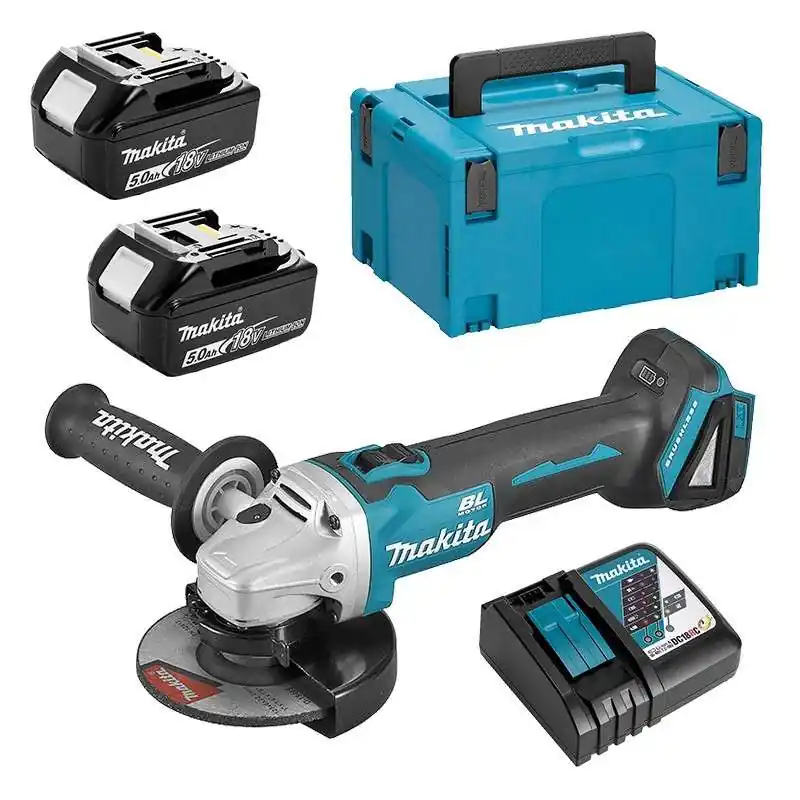 Meuleuse MAKITA DGA506RTJ 18 V Li-Ion (2×5.0Ah) Ø 125mm Dernier Modèle
