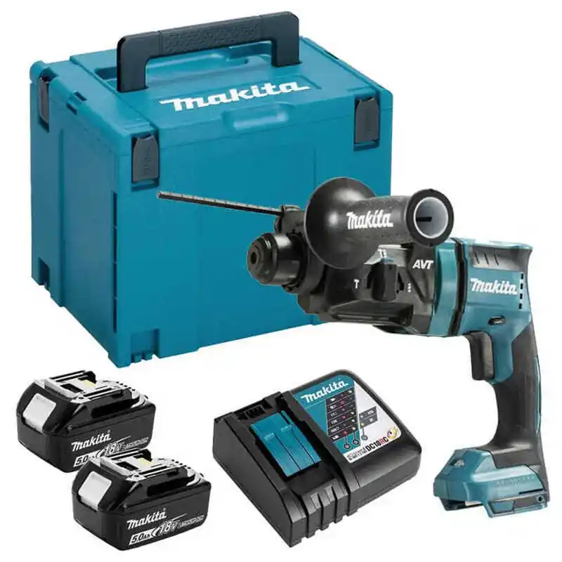 Perfo-burineur SDS+ Brushless 2x5Ah 18V LXT ® MAKITA DHR182RTJ en MAKPAC Offre Limitée