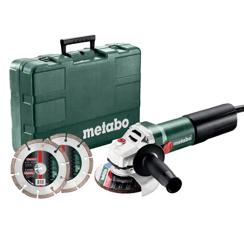 Paiement Sécurisé Meuleuse d‘angle METABO WQ 1100-125 SET