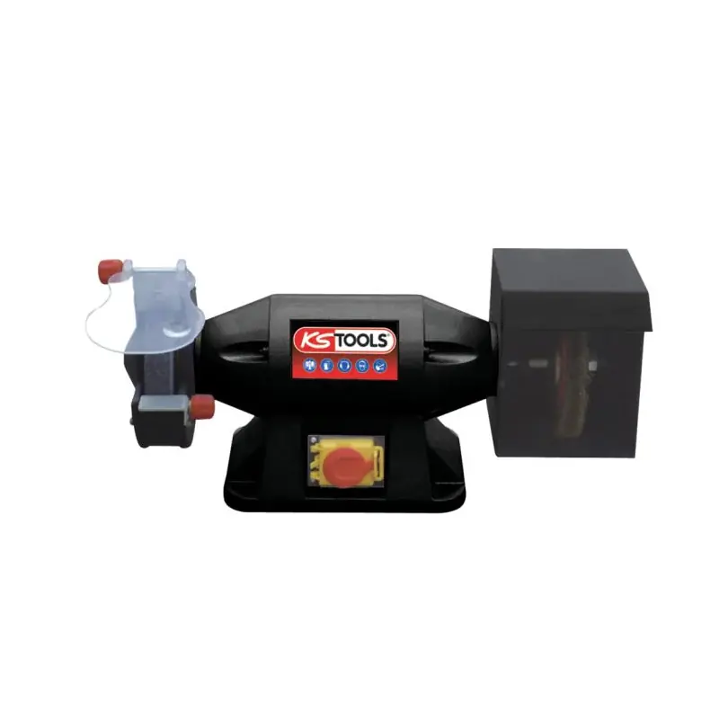 Touret 520W Meule / Brosse Ø 150 mm KS TOOLS Dernier Modèle
