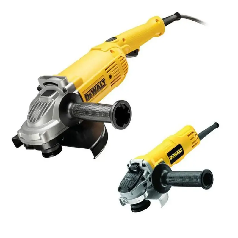 2 meuleuses Ø125mm (900W) et Ø230mm (2200W) DEWALT DWE492DUO2-QS Nouveauté