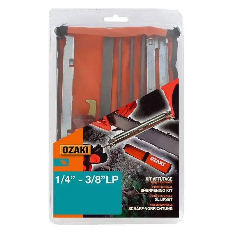 Kit d‘affûtage OZAKI 5605-007-1027 pour chaîne 1/4&Prime; – 3/8LP » diamètre de la lime 4 mm Populaire