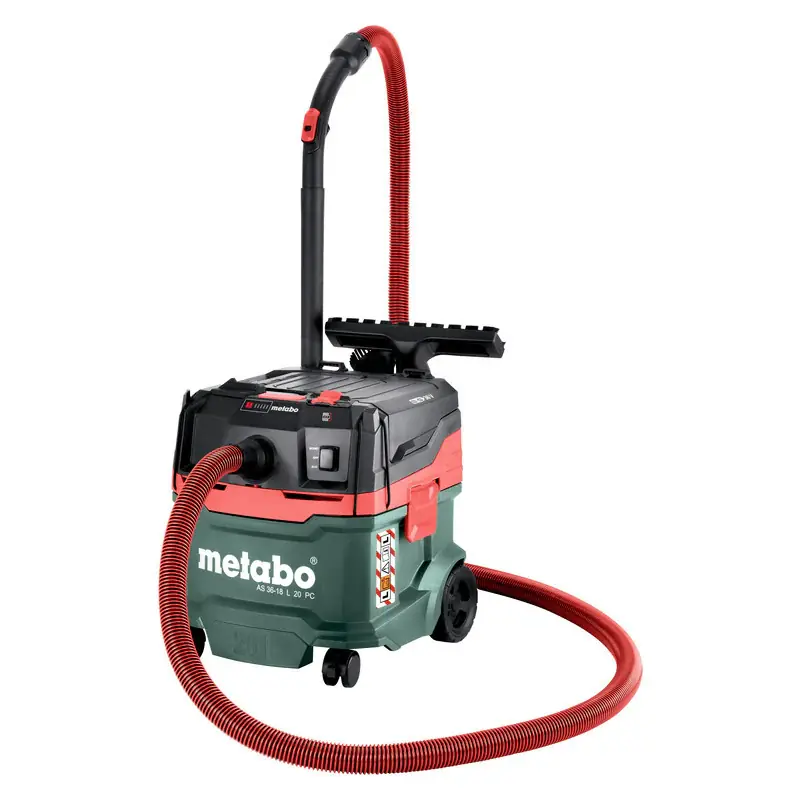 Affaire À Saisir Aspirateur sans fil METABO AS 36-18 L 20 PC – Classe L 20L Pick+Mix (sans batterie ni chargeur), carton