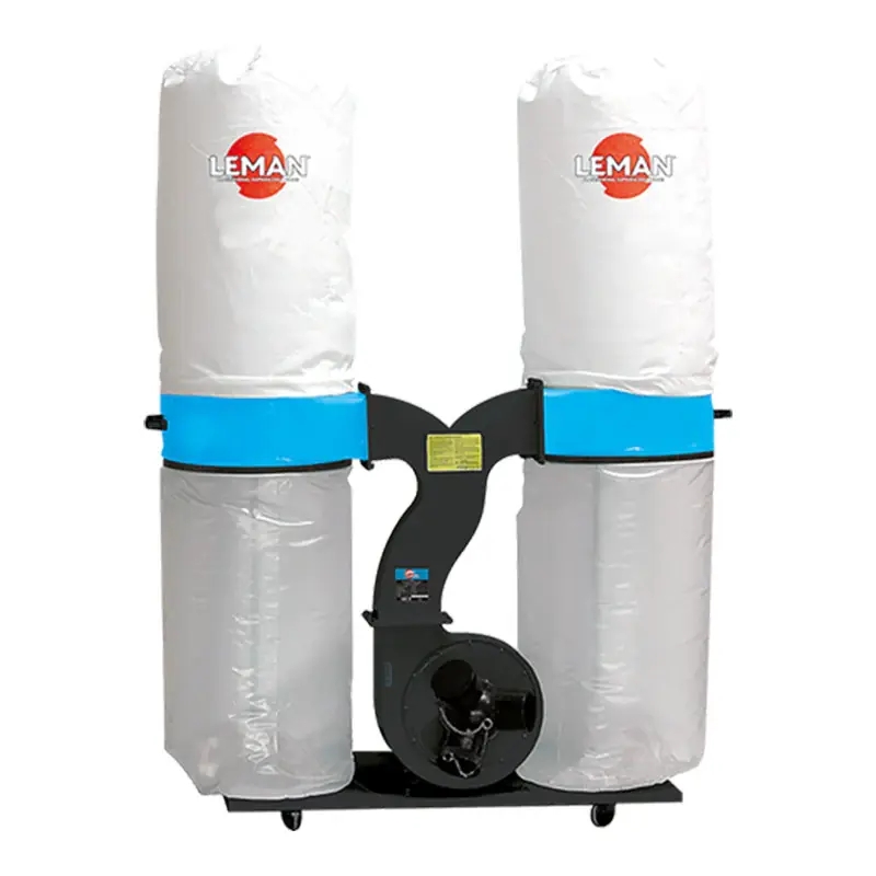 Expédié Aujourd'hui Aspirateur à copeaux triphasé 300 L - LEMAN - ASP302T