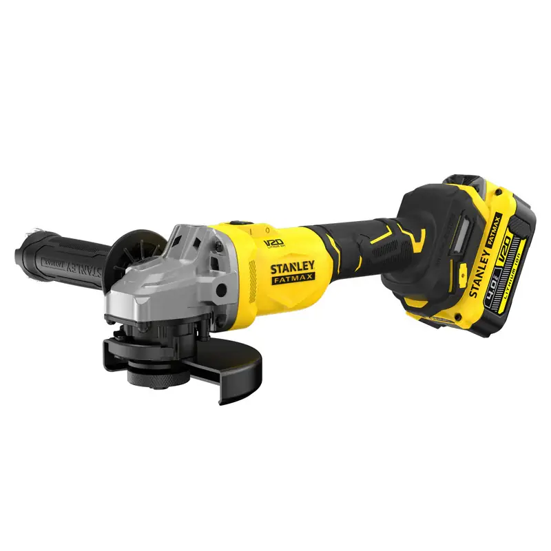 Certifié Meuleuse D‘Angle 125 mm Brushless Lithium 18V – 1 Batterie 4 Ah En Kit Pro-Stack – SFMCG710M1T-QW STANLEY FATMAX V20