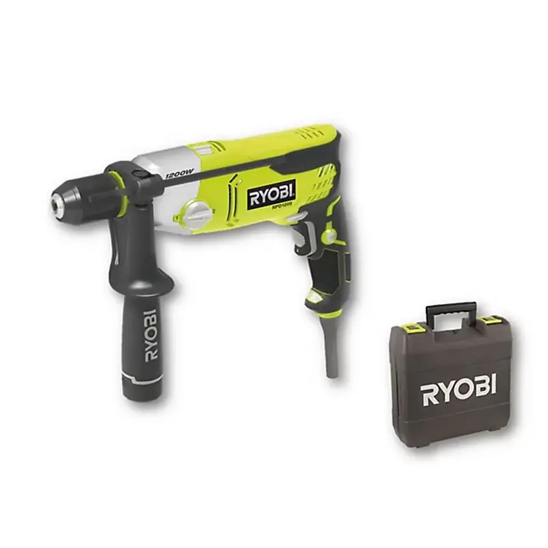 Produit De Marque Perceuse à percussion RYOBI RPD1200-K 1200W en mallette