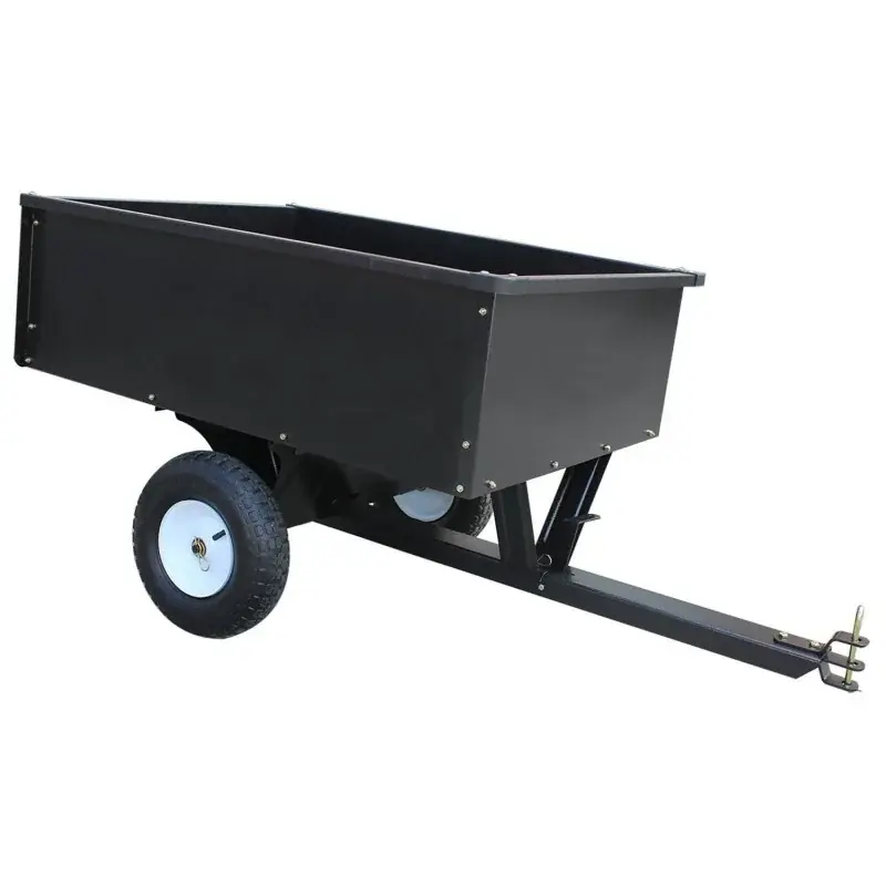Remorque métal avec benne basculante capacité 180kg UNIVERSEL XBIDC180 Offre Exclusive