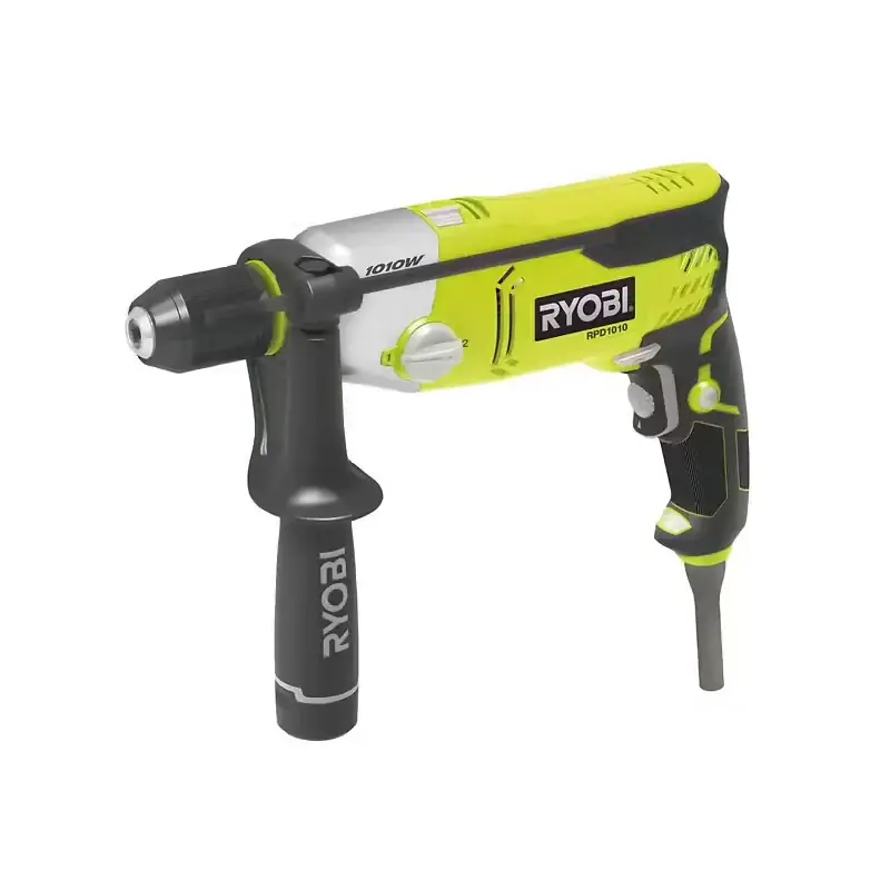 Perceuse à percussion RYOBI RPD1010K 1010W mandrin 13 mm métal en coffret Promotion Saisonnière