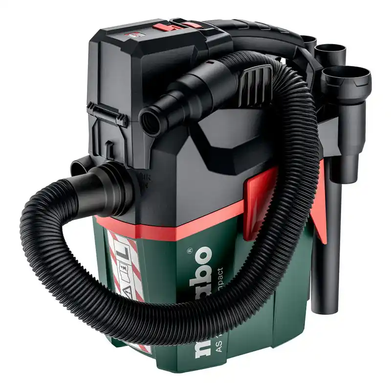 Authentique Aspirateur sans fil 18V AS 18 L PC Compact METABO Pick+Mix (sans batterie ni chargeur)