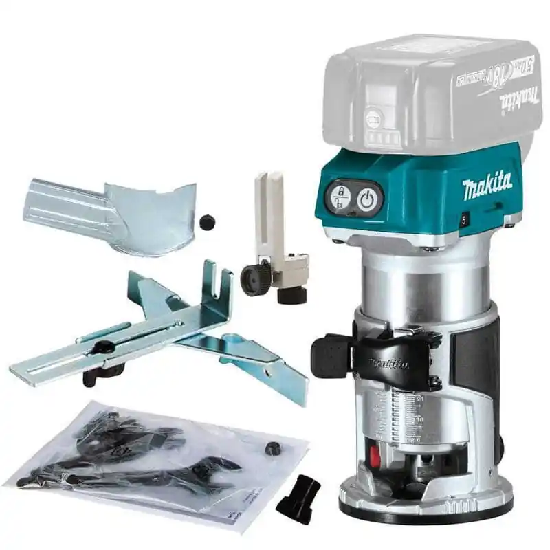 Offre Du Jour Affleureuse sans fil 18V MAKITA DRT50ZX4 avec accessoires