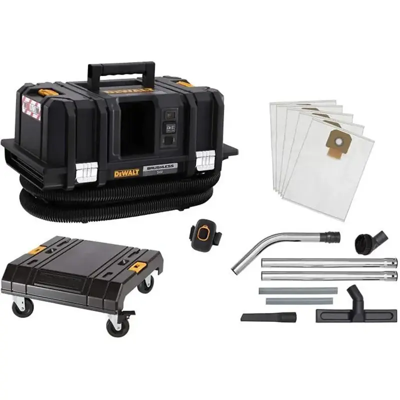 Haute Qualité Kit Aspirateur TSTAK DEWALT DCV586MK-XJ TSTAK XR FLEXVOLT 54V eau et poussières - Classe M
