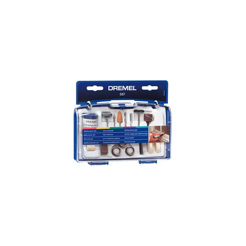 Coffret de 52 accessoires DREMEL 26150687JA pour outils rotatifs Meilleure Vente