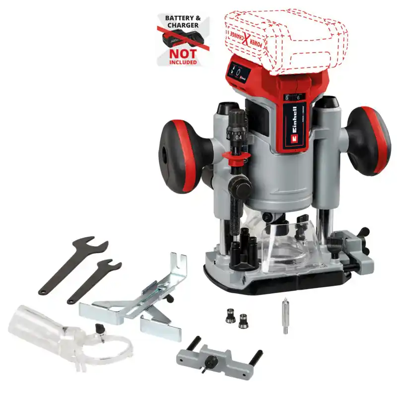 Nouvelle Collection Défonceuse sans fil 18V Brushless EINHELL TP-RO 18 Li BL-Solo Power X-Change (vendu sans batterie)