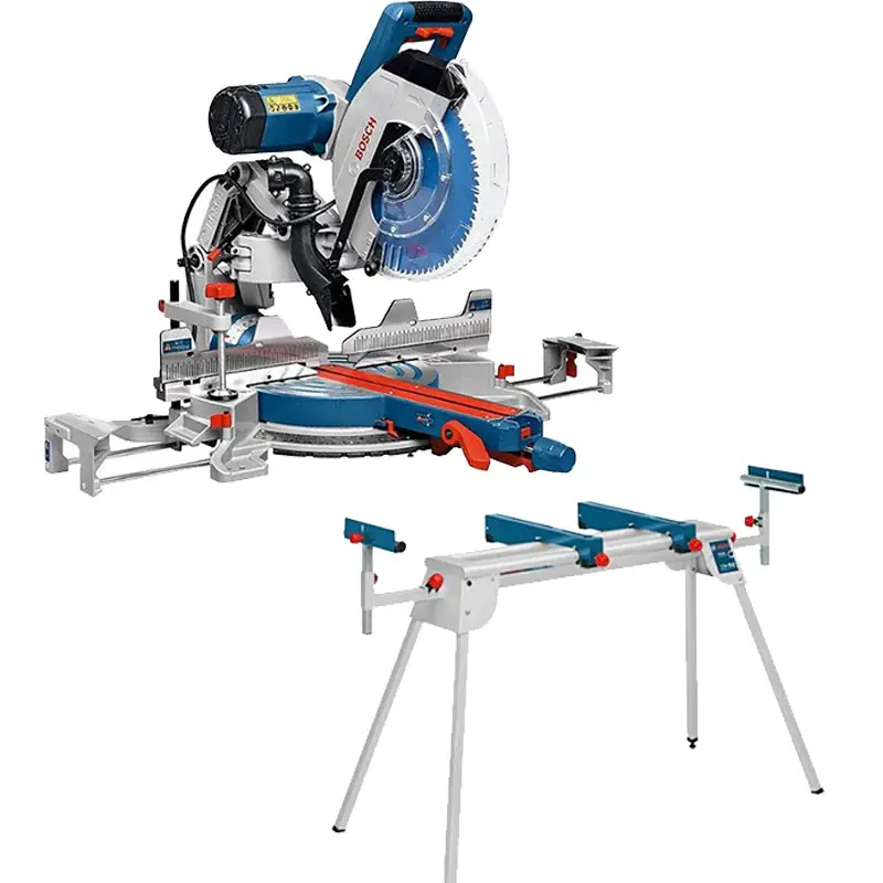 Offre Exclusive Scie à onglet BOSCH GCM 12 GDL Ø 305mm 2000W + Piètement BOSCH GTA 2600