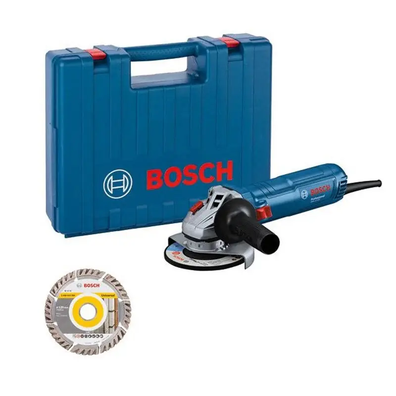 Meilleur Choix Meuleuse angulaire BOSCH GWS 12-125 – 0 601 3A6 102 Professional – Livré avec coffret de transport