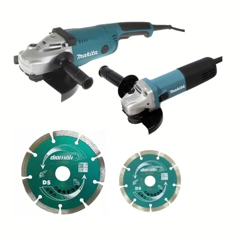 Affaire À Saisir Pack 2 outils MAKITA DK0053GX2-P (Meuleuse GA9020 + Meuleuse 9558HNRG)