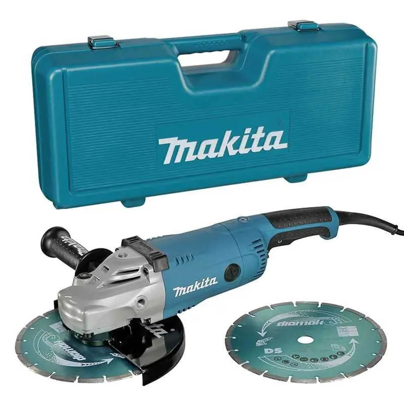 Meuleuse MAKITA GA9020RFK3 Ø 230 mm 2200 W + 2 Disques diamant Commander Vite