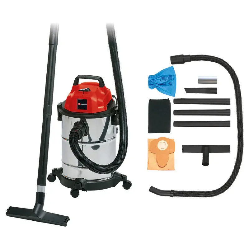 Prix Bas Aspirateur eau et poussière TC-VC 1820 S EINHELL 2342167 1250W 20L avec accessoires