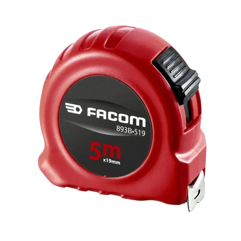 Meilleur Choix Mètre ruban FACOM 893B.519PB – Bouton blocage – Nylon anti-reflet – 5mx19mm