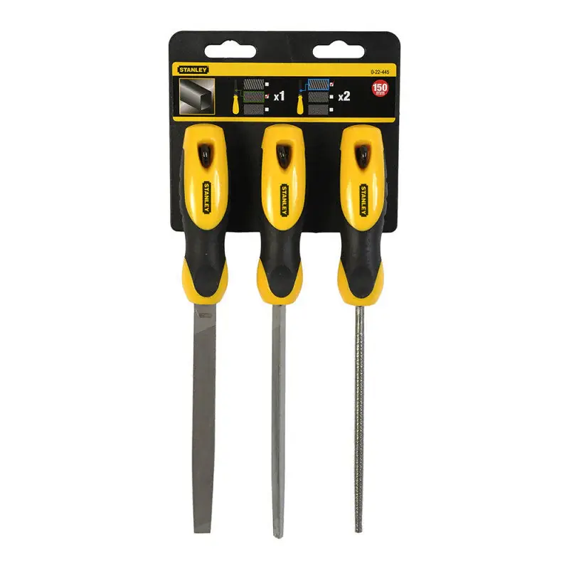 Jeu de 3 limes batardes STANLEY – 150 mm Acheter En Ligne