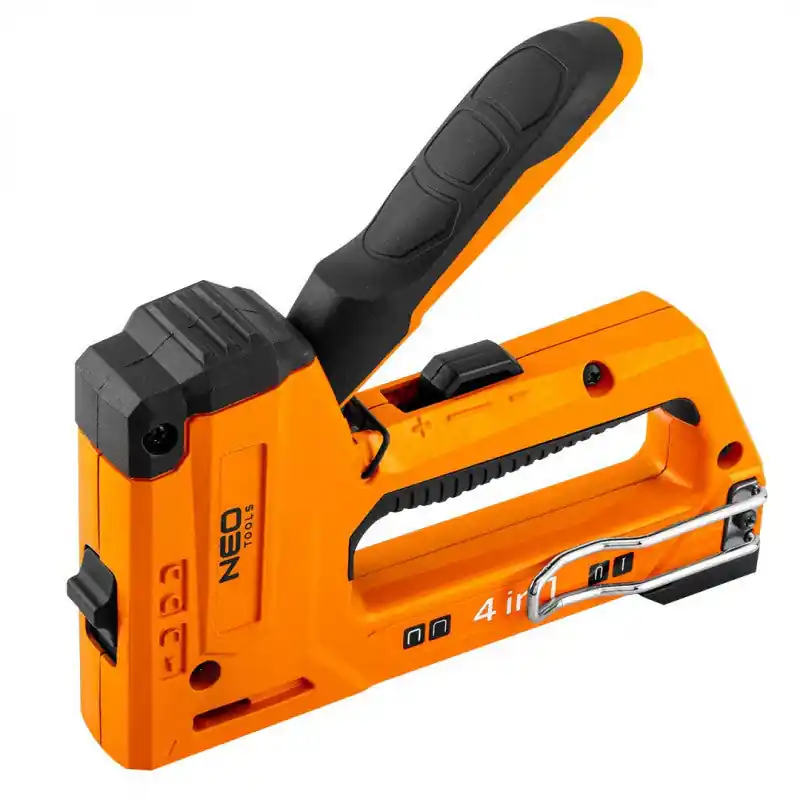 Promotion Agrafeuse NEO TOOLS 16-030 pour tapisserie d‘ameublement 4-en-1 6-14 mm