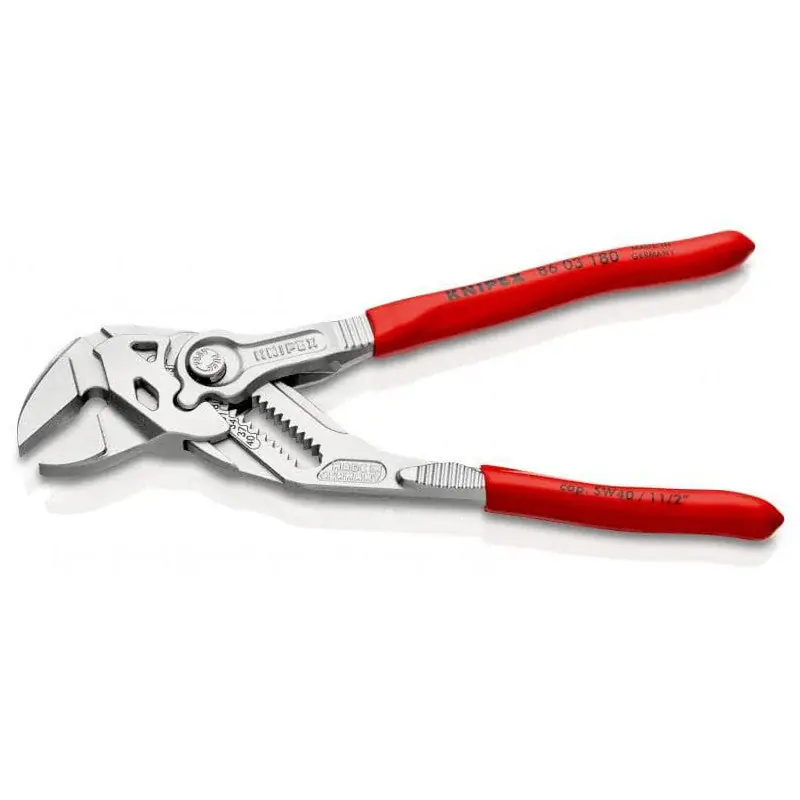 Expédition Rapide Pince-clé 180mm KNIPEX 86 03 180 capacité 40mm