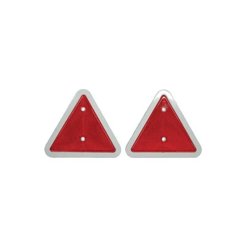 Kit de 2 catadioptres rectangle rouge 160mm à visser UNIVERSEL TOR4551 Seulement Aujourd&rsquo;hui