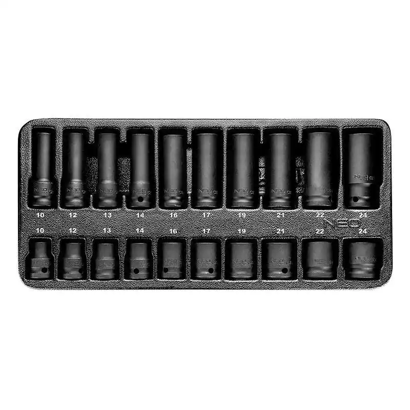Nouvelle Collection Insert douilles à chocs 1/2 NEO TOOLS 84-241 20 pièces