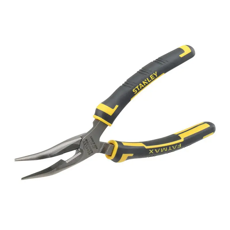 Marque Pince à becs 1/2 ronds longs coudes STANLEY FATMAX – 160 mm