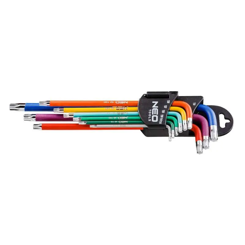 Super Prix Jeu de 9 Clés Torx T10-T50 Colors NEO TOOLS 09-518