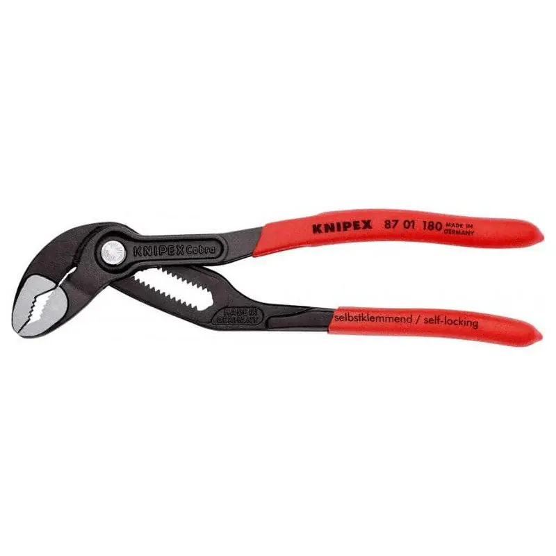 Dernier Modèle Pince multiprise de pointe KNIPEX 87 01 180 Cobra 180mm