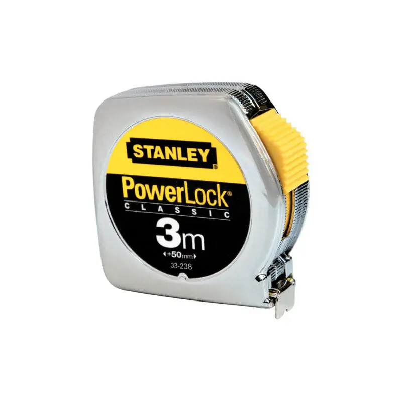 Mètre ruban powerlock classic abs STANLEY 1-33-238 3 m x 12,7 mm Livraison Express