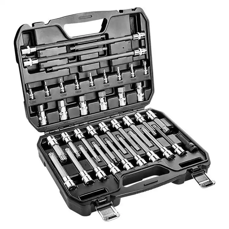 Dernier Modèle Coffret de douilles et embouts spéciaux 1/2 – 1/4 NEO TOOLS 08-710 38 pièces