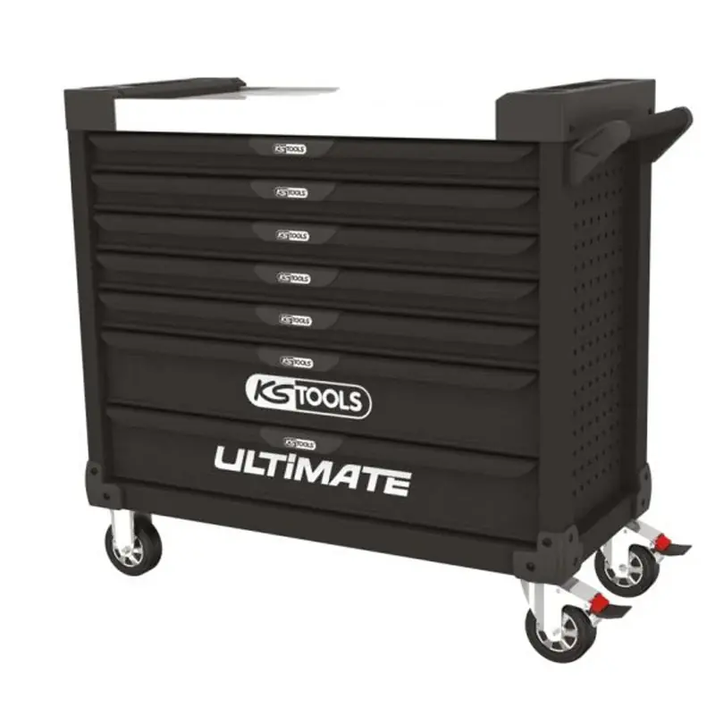 Haute Qualité Servante ULTIMATE XL noire, 7 tiroirs – KS TOOLS – 825.0007