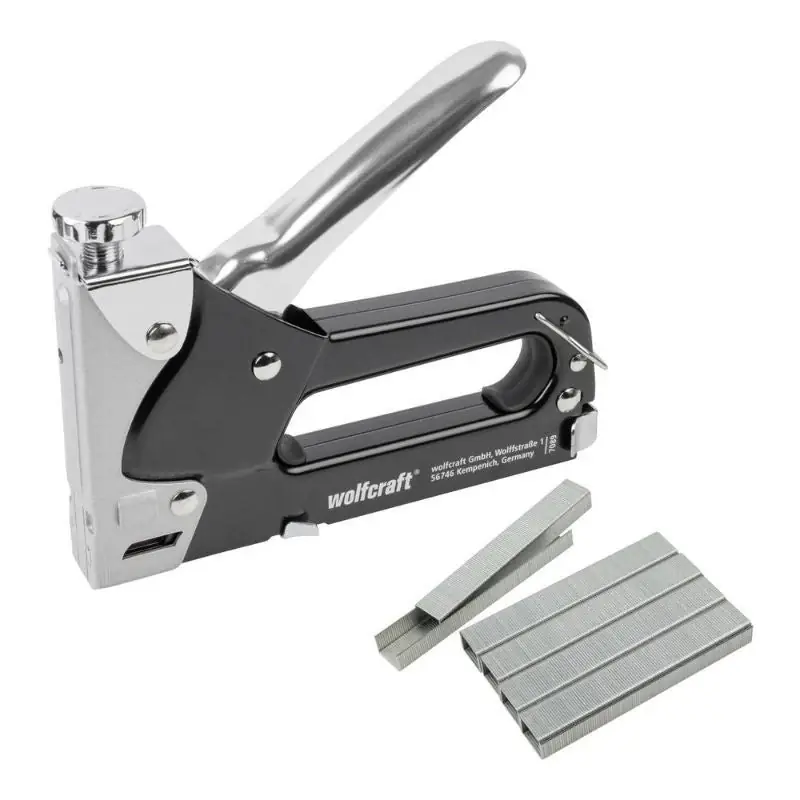 Bon Marché Lot agrafeuse WOLFCRAFT 7089000 – Tacocraft 7 + agrafes