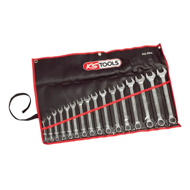 Trousse de 16 clés mixtes métriques, 6 à 24 mm – KS TOOLS – 922.0046 Super Prix