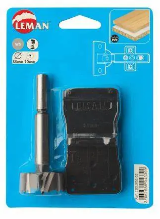 Kit fraise et charnière LEMAN 100.500.06 – Invisible – 35mm Solde