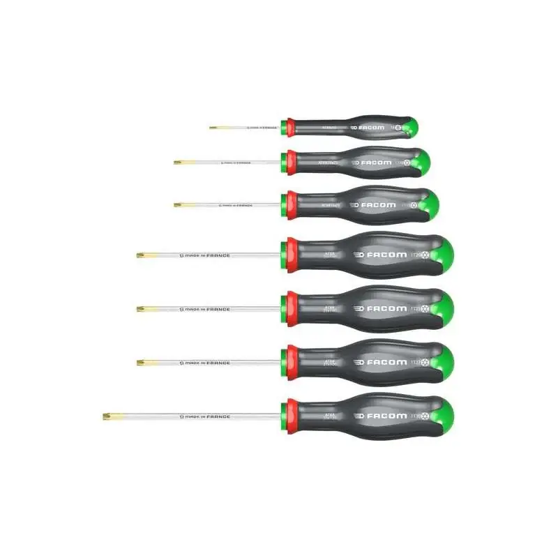 Jeu de 7 tournevis Protwist Tamper Torx FACOM ATXR.J7PB Dernière Chance