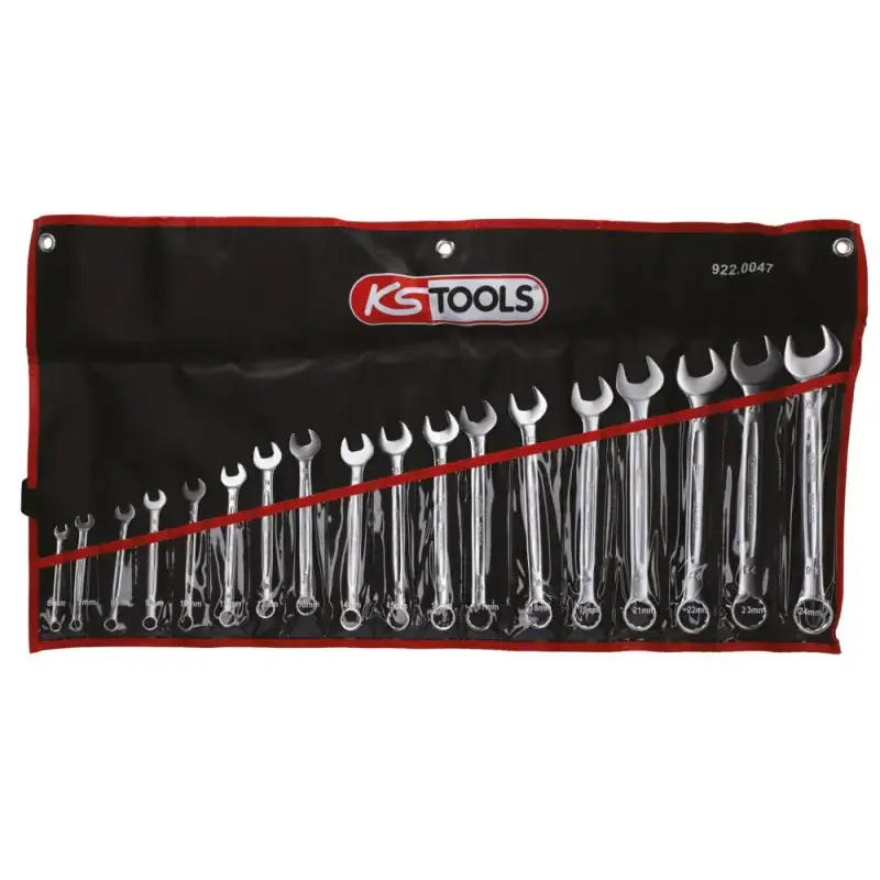 Satisfait Ou Remboursé Boîte de 18 clés mixtes métriques, 6 à 24 mm – KS TOOLS – 922.0047
