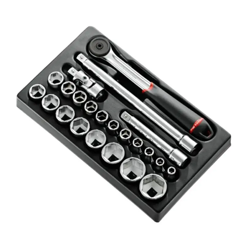Petit Prix Module de clés à cliquet + douilles 1/2‘‘ FACOM MOD.S161-36PB – 23 pièces